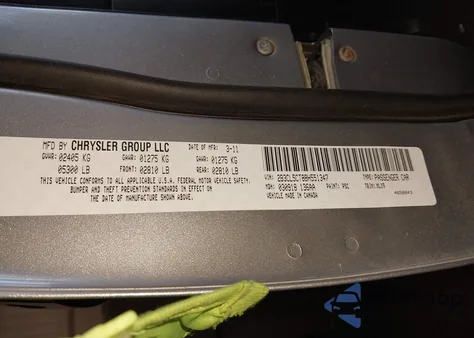 2011 Dodge Charger R/T from USA, damaged, VIN 2B3CL5CT8BH551347